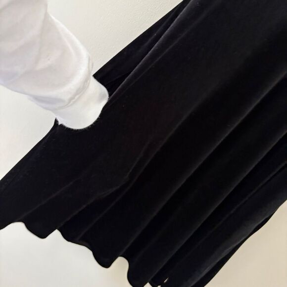 Agnes & Dora Black Sleeveless Faux Velvet Flowy Dress w/ Pockets Women's XL exce - Picture 4 of 7